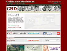 Tablet Screenshot of chdinc.org